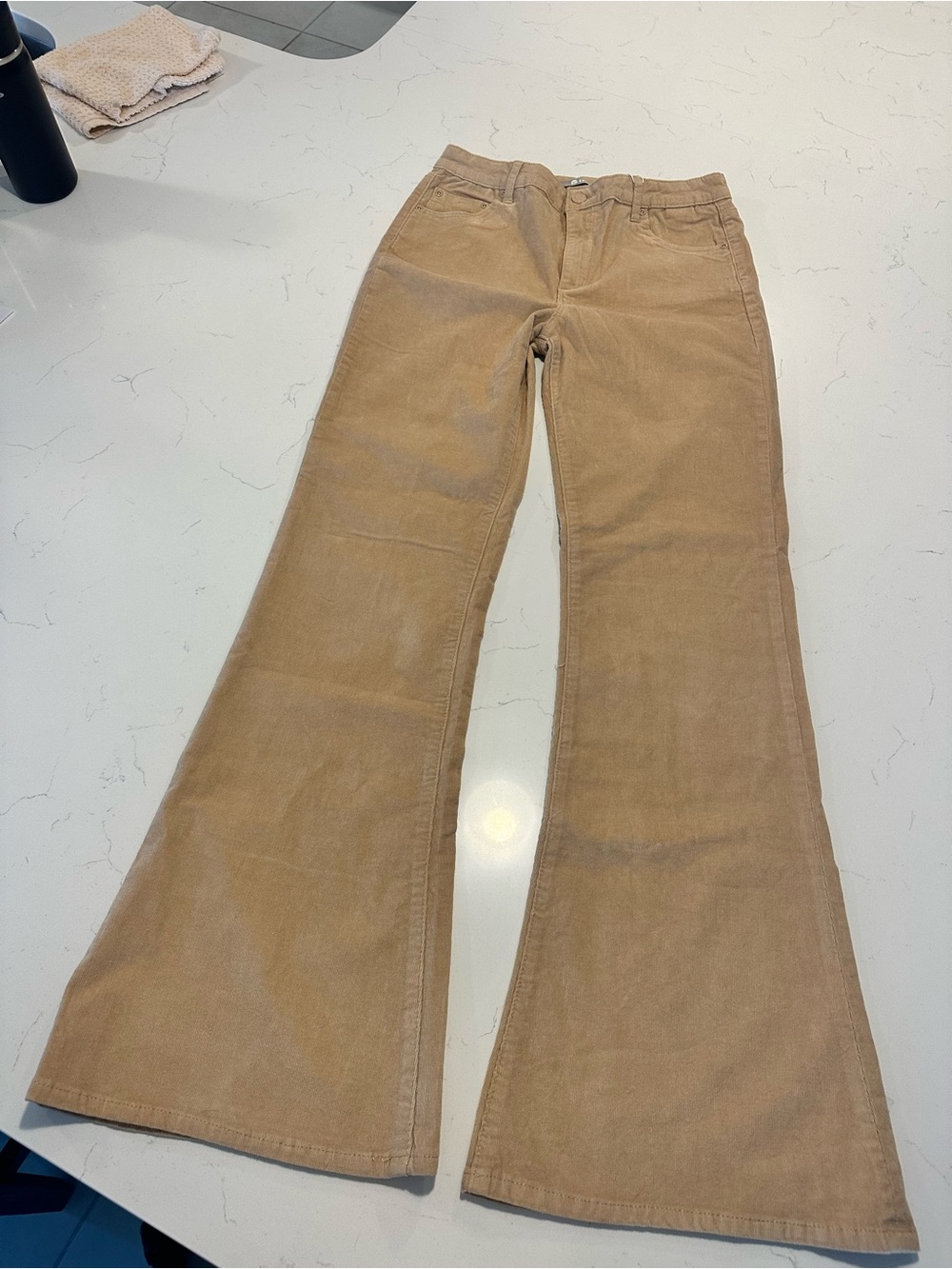 NWT Tractr Corduroy High Rise  Flared Bottom Jeans. size 6/28